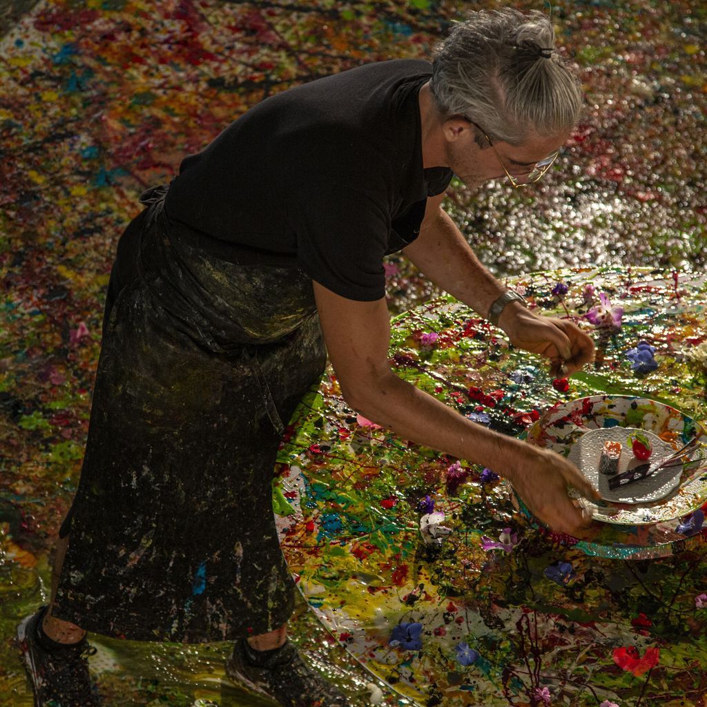 Yannesque's tweet photo. A behind-the-scenes glimpse of Pure Instinct is as mesmerizing as the book itself: the human-scale creation of these works is breathtaking, all captured by master Sergio Coimbra. #Photography #Book https://t.co/KVM4ahGjps