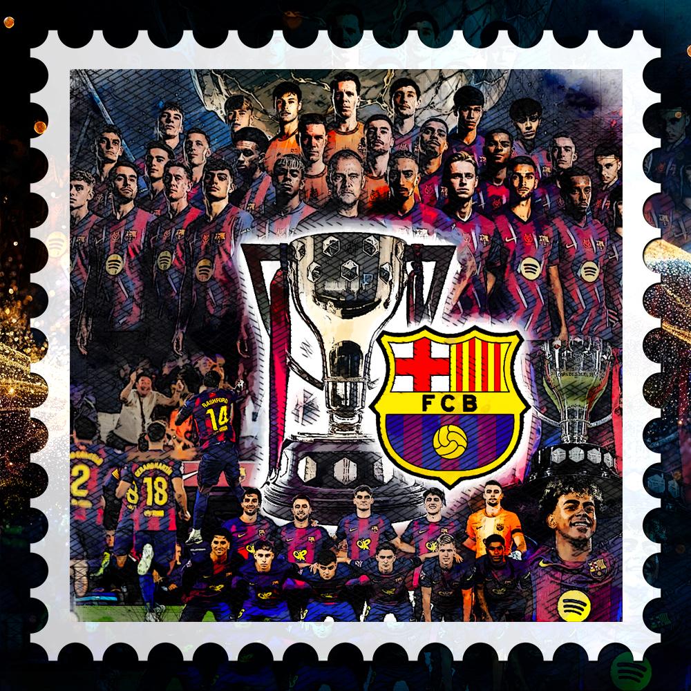 Memo16_NFT's tweet photo. NFT in honor of winning 2026 #LaLiga by FC #Barcelona. Minted in the day of win. 10 May 2026. https://t.co/ahn3Gpb27c