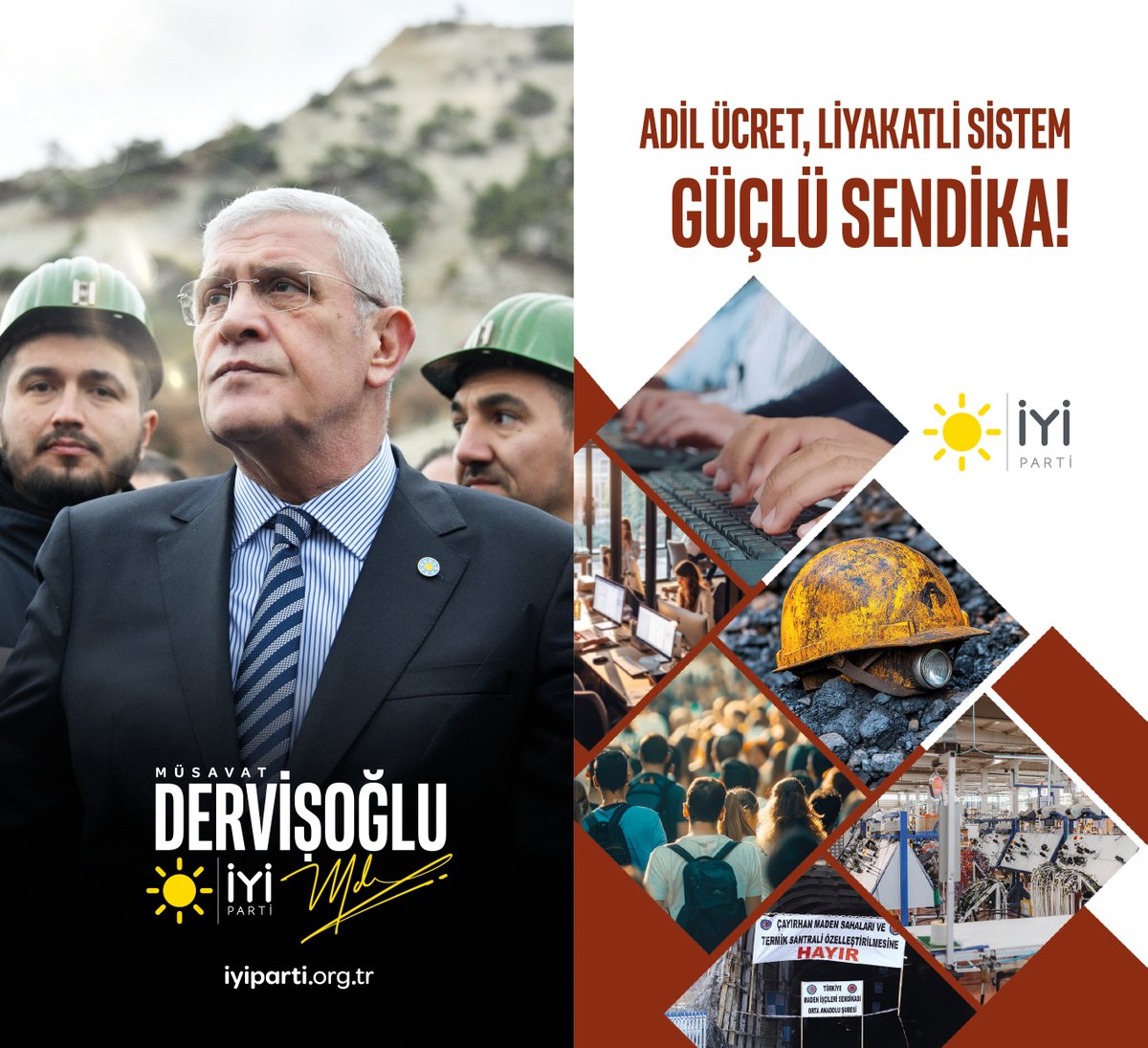 Yeni ekonomi; yeni iş alanları ve güvenceli çalışma ile mümkündür.

Dijital ve yeşil dönüşümde çalışanı yalnız bırakmayacağız. 🌍

#İYİParti #YeniEkonomi #İstihdam #Emek
