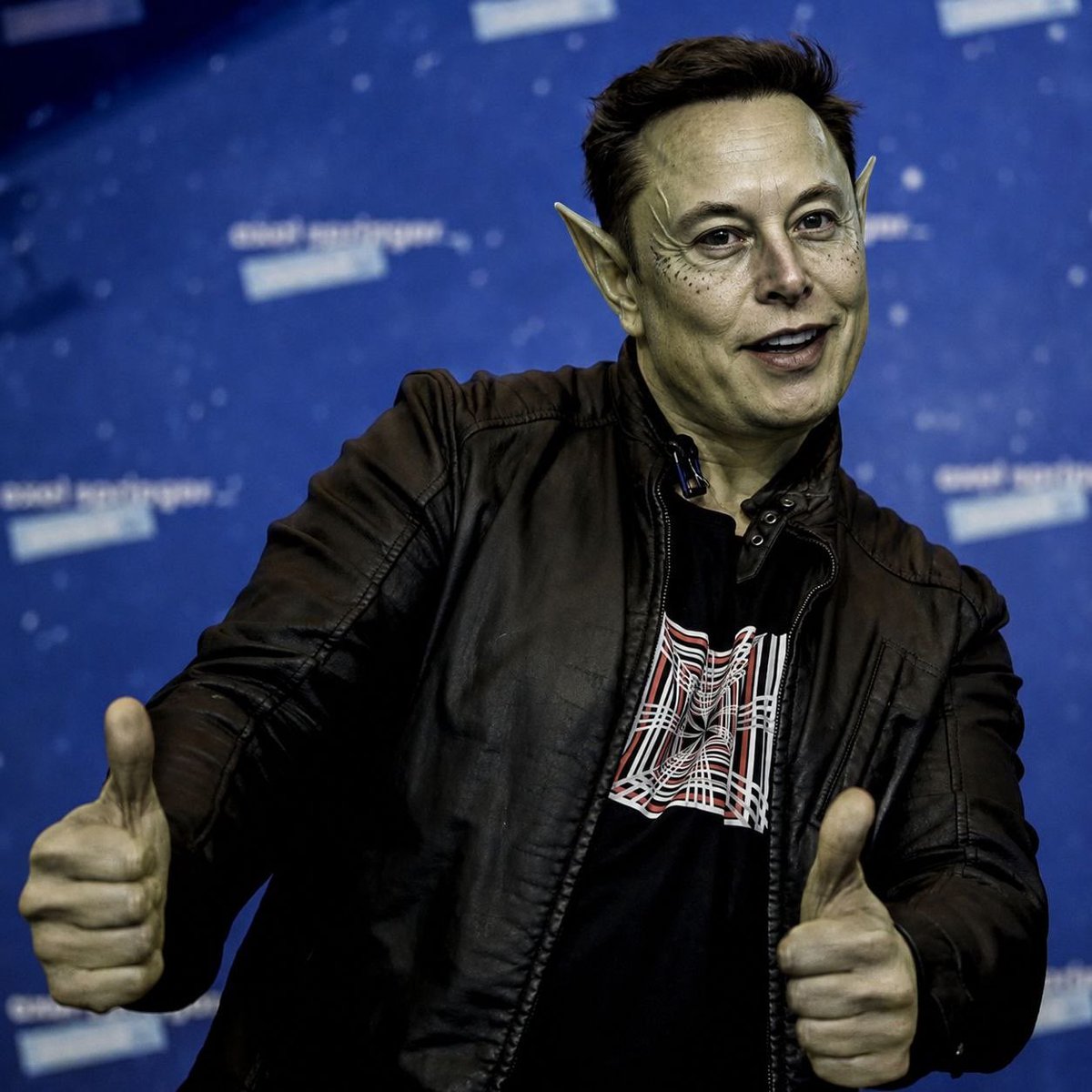 oyexing's tweet photo. @elonmusk Being an alien is just as important as any career. 

— Elien Musk https://t.co/Lh6iP39g8h
