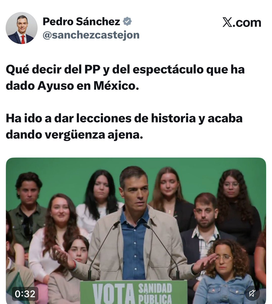 <a href="/catrina_nortena/">La Catrina Norteña</a> <a href="/carlosalazraki/">Carlos Alazraki</a> <a href="/IdiazAyuso/">Isabel Díaz Ayuso</a> 🫶🏼 Curiosamente los únicos que defendieron y siguen defiendo a DíazAyuso son los militantes del PAN gracias presidente  eso lo mismo que la Téllez hace en el gabacho hacer show  no les dará vergüenza 😂
Corra a peña nieto y la bola de corruptos ex presidentes están metidos alla