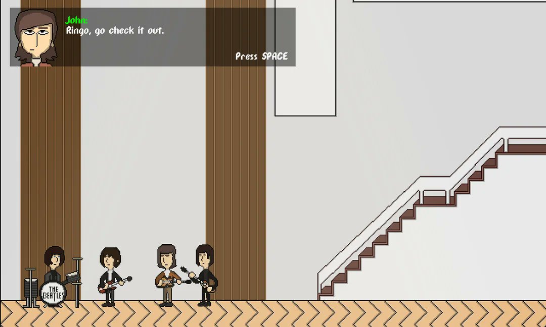 ademkplorange's tweet photo. The Beatles and the 6 Golden Discs - STAY TUNED!
--------------------------------------------------------
I post weekly updates of the game progress here:
https://t.co/XxxoldP2XQ
--------------------------------------------------------
#thebeatles #gamedev #fangame #clickteam https://t.co/d3U4Cw9GJp