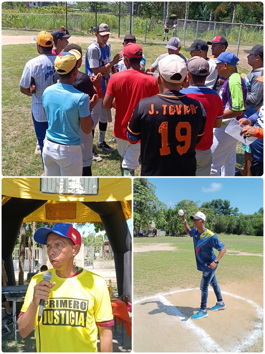MPJPaez's tweet photo. @Pr1merojusticia #Paez Sect Valle de la Cruz, Pquia Tacarigua d la Laguna, apoyando el deporte, compartimos un gran día, dandole UN JONRÓN A LA DEMOCRACIA.
Gracias a la unión del equipo Justiciero, promovido X nuestro VP de Nuevas Generaciones EFRAN LAMAS.
#PJEnLaCalle
#PJContig https://t.co/kCfwInJteA