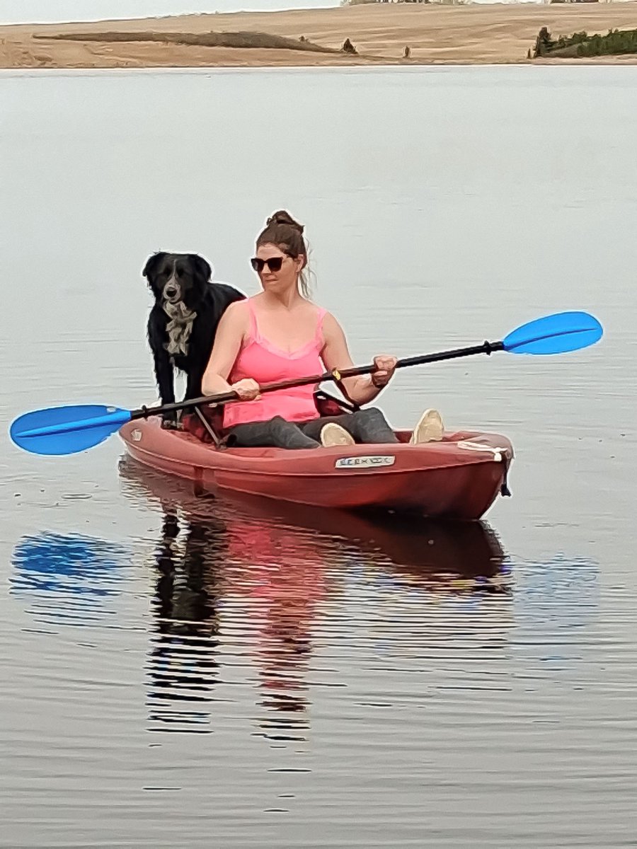 EarEigna's tweet photo. Our second outing on water and we survived! No dogs made poor decisions that lead to a dunking. https://t.co/7alNhfLy2R
