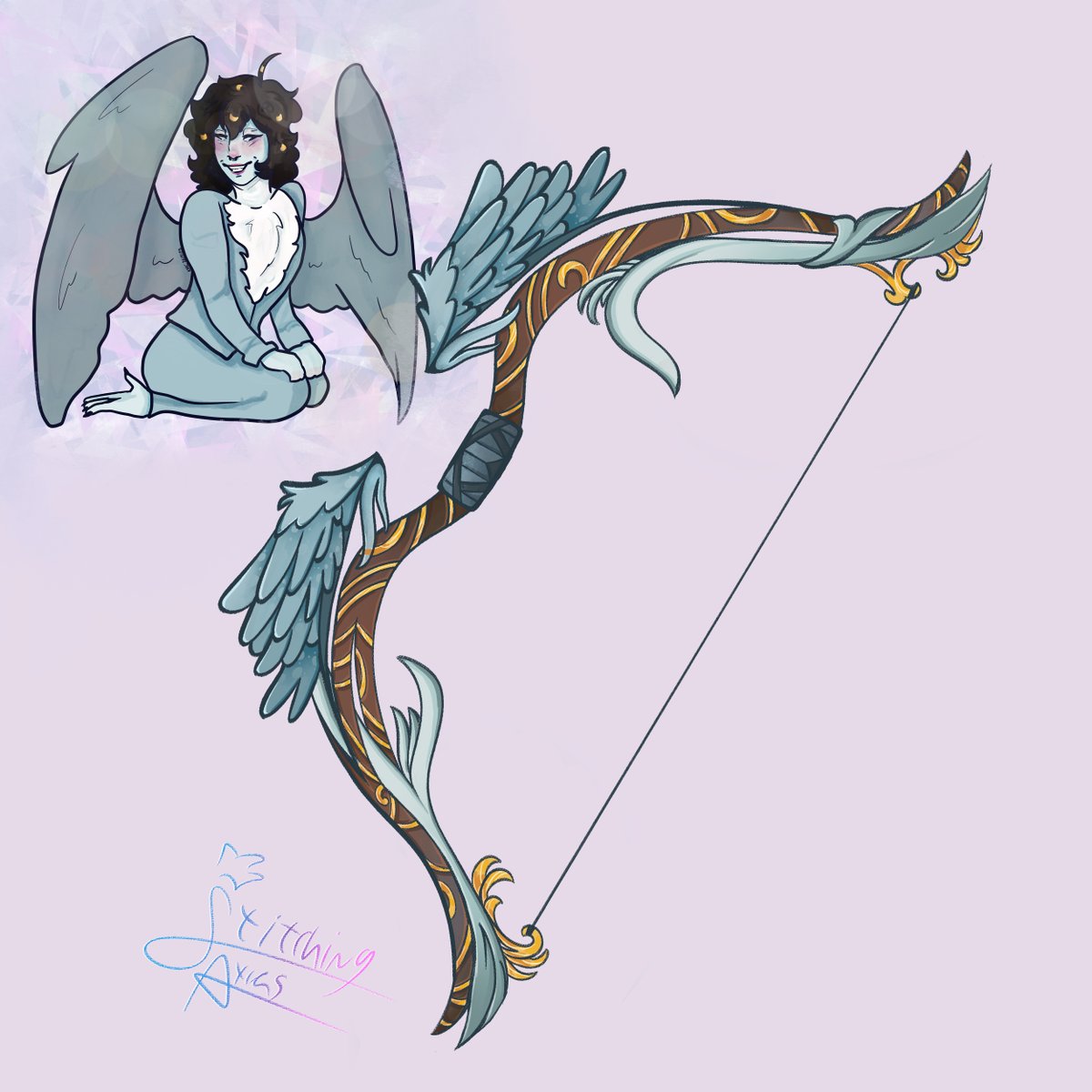 StitchingAtlas's tweet photo. Another Commission finished!
Im really happy with this one, and its my first time drawing a bow!
TY @NiftyTidings for commissioning me :3
I had fun
--
#Commission #weapondesign #art https://t.co/ufXorWHcES