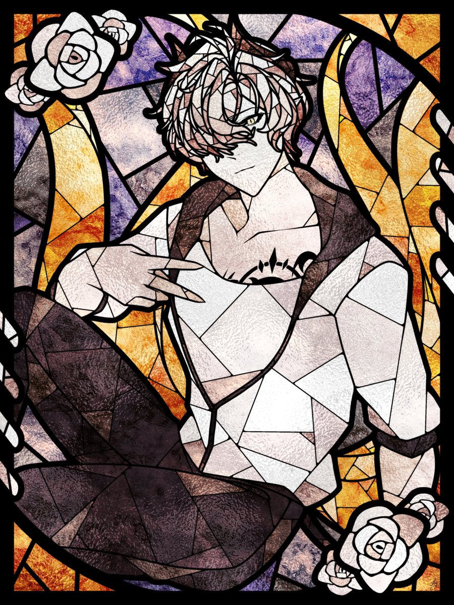 levy_bio_II's tweet photo. I miss making stained glass style art 💭✨

#SeiSho https://t.co/mkTyuWQd5e