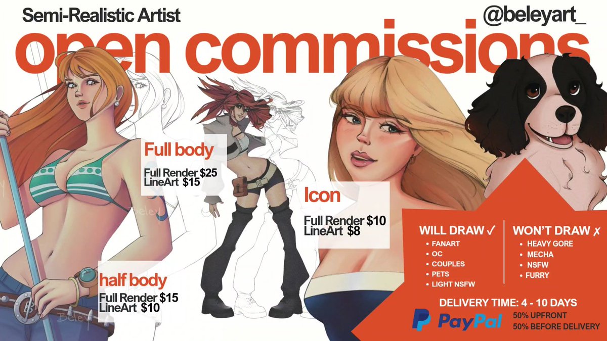 Beley •COMMISSIONS OPEN• tweet media