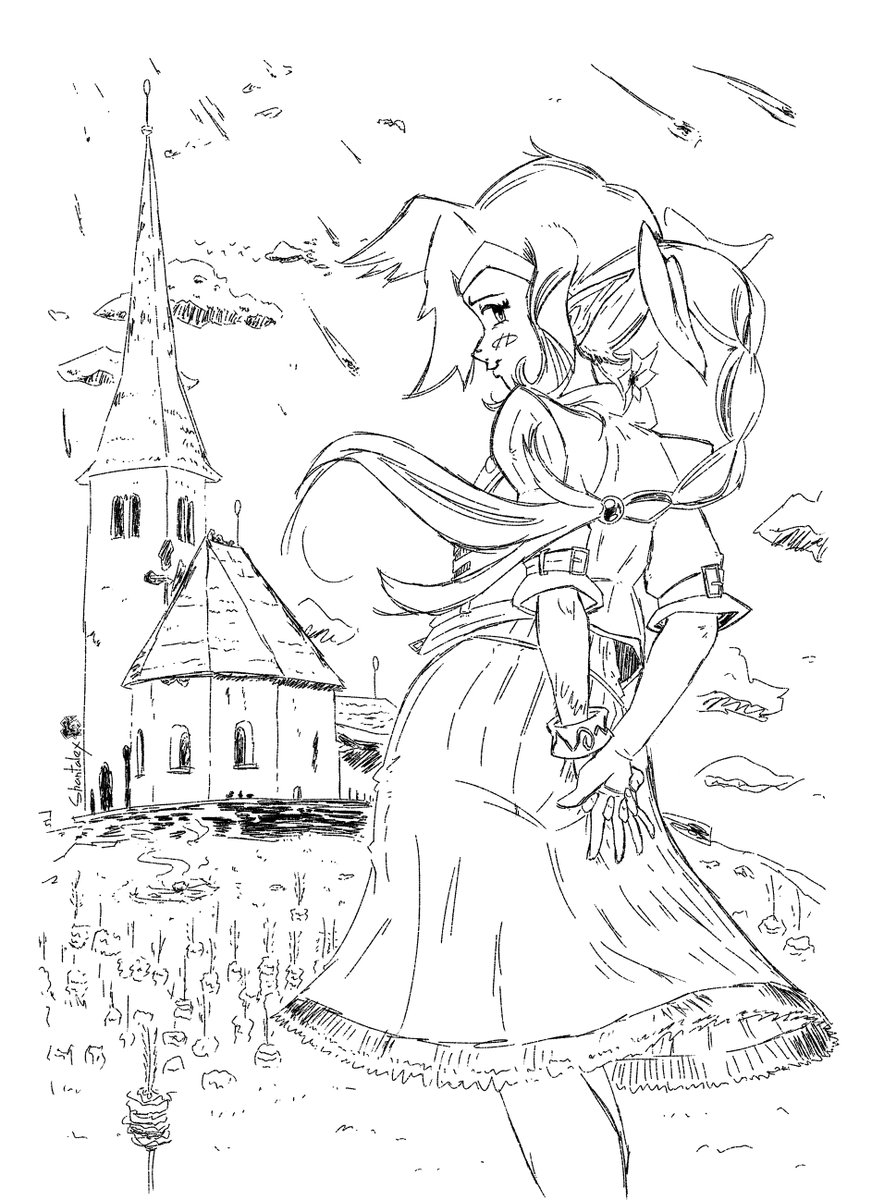 Shantae in the fields