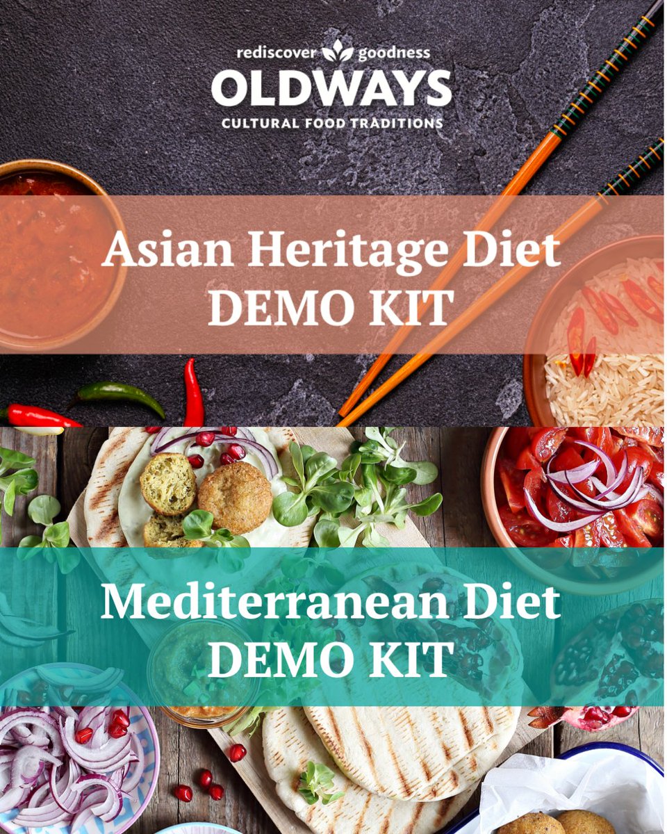 OldwaysPT's tweet photo. Planning an event for International Mediterranean Diet Month or AAPI Month? We have two new demo kits for you!

Free download for Mediterranean Diet Demo Kit: https://t.co/hlMHZmorij
Free download for Asian Heritage Diet Demo Kit: https://t.co/FuCkYcLe0d https://t.co/ZNxkHogu88