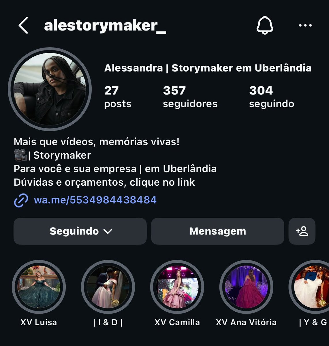 iforsrtn's tweet photo. ⚠️⚠️⚠️
gente, compartilhem as mídias do casamento da macris em paz, mas lembrem também de dar os créditos da videomaker!!!
a alessandra além de uma ótima profissional é super fofa, me mandou dm e conversamos muito
sigam ela no instagram, valorizem o profissional! https://t.co/UNO3OzomYr