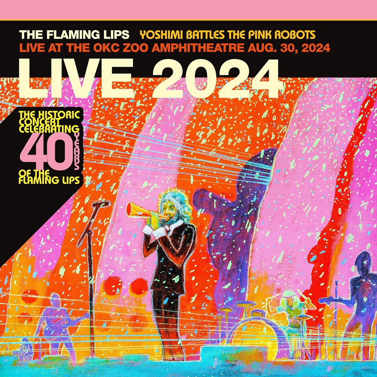 FREE★Live UK  Pink Rim オリジナル TheFlamingLips - Yoshimi Battles the Pink Robots Live at the OKC