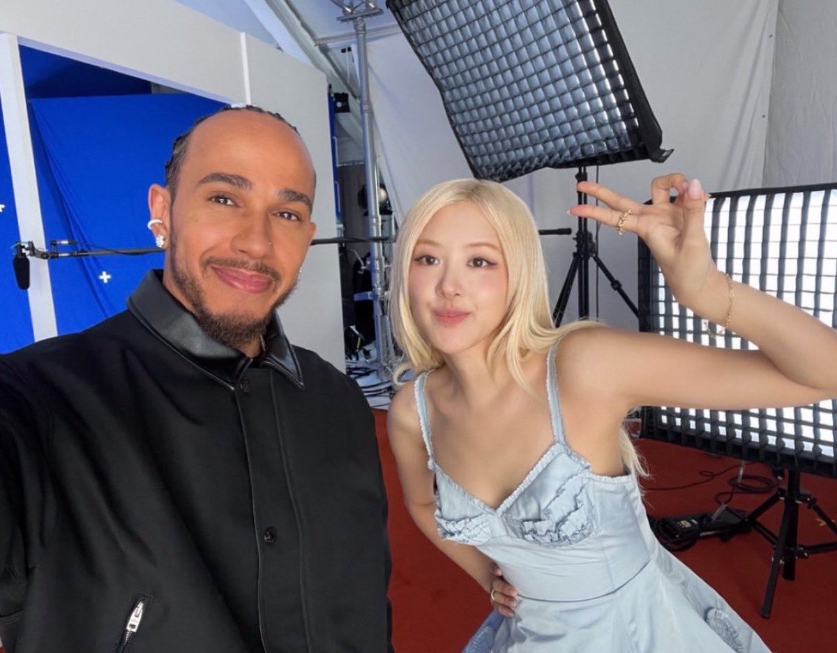 rosé &amp; lewis hamilton