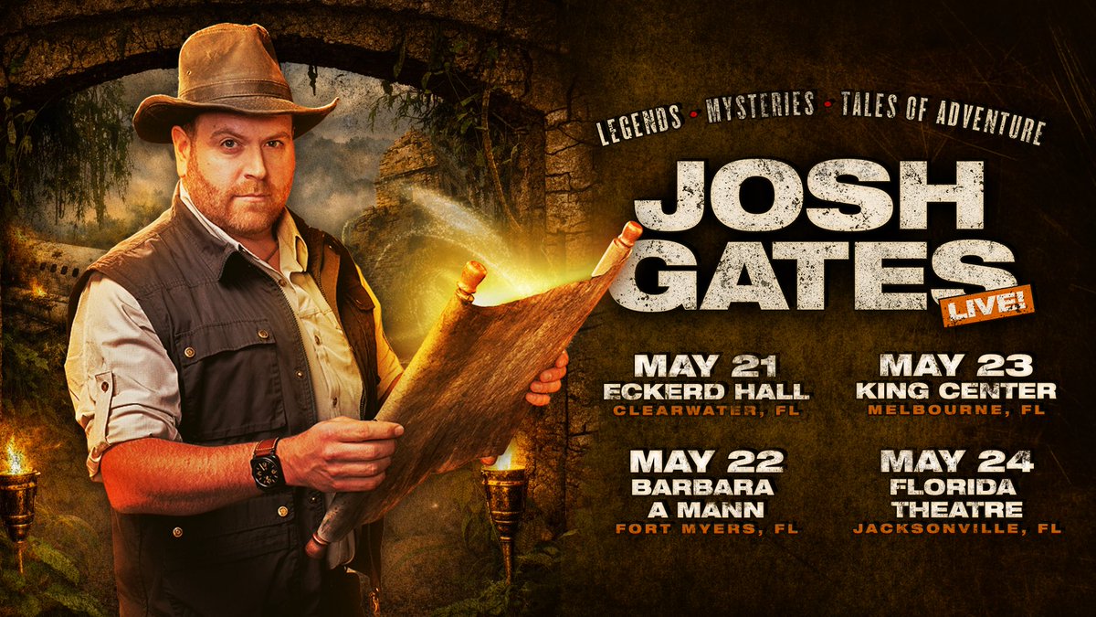 Josh Gates tweet media