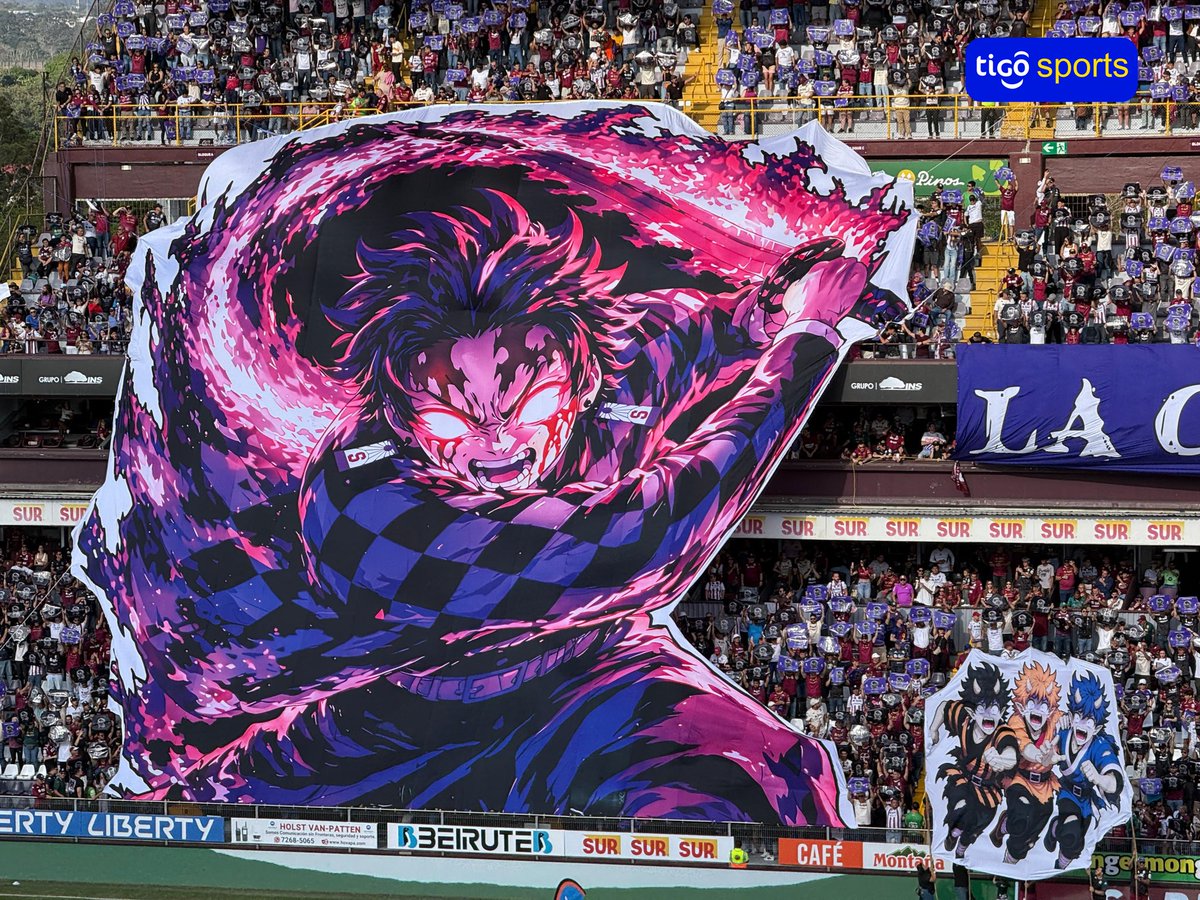 somosfox_cr's tweet photo. “La cacería ha comenzado”, el tifo morado de esta tarde. 😈 https://t.co/kVXnVvL0CW