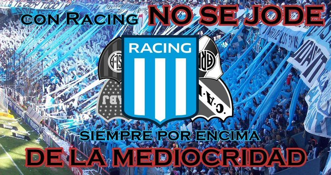 Gezecca's tweet photo. @RacingClub Abrazo https://t.co/nLkhYSwHaF