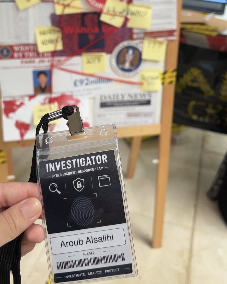 aroubIT's tweet photo. #IT_Fair بس as digital forensic investigator 🕵️‍♀️ 
ولاخر مرة ! https://t.co/pI7js8lWXY