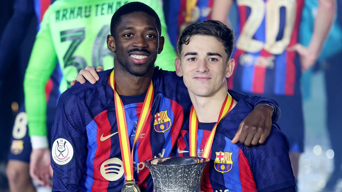 🫂 Gavi when asked why Ousmane Dembélé celebrated UCL qualification with his video on Instagram…

“Ousmane is my brother. He's more than a friend, we talk all the time and I'm happy for him. He's the best with Lamine Yamal!”.