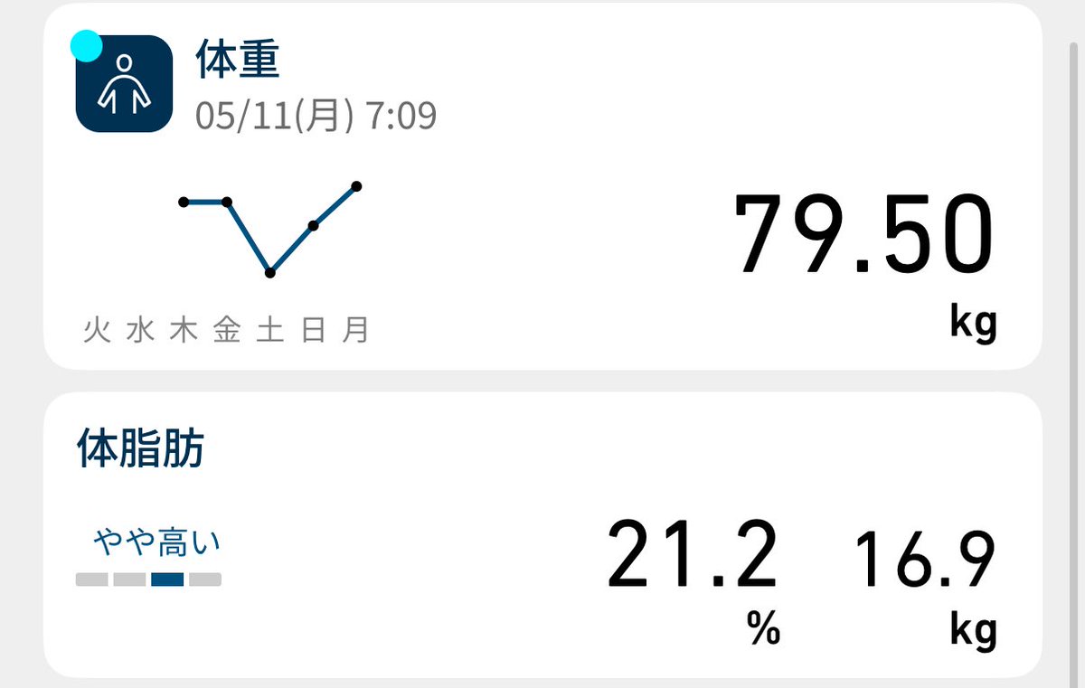 5/11 ガチダイエット11日目
