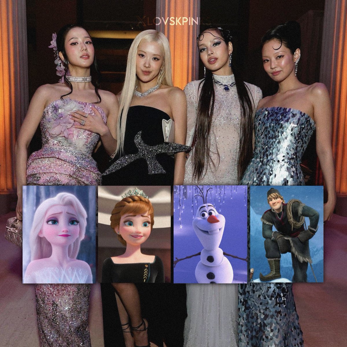 BLACKPINK as frozen characters*