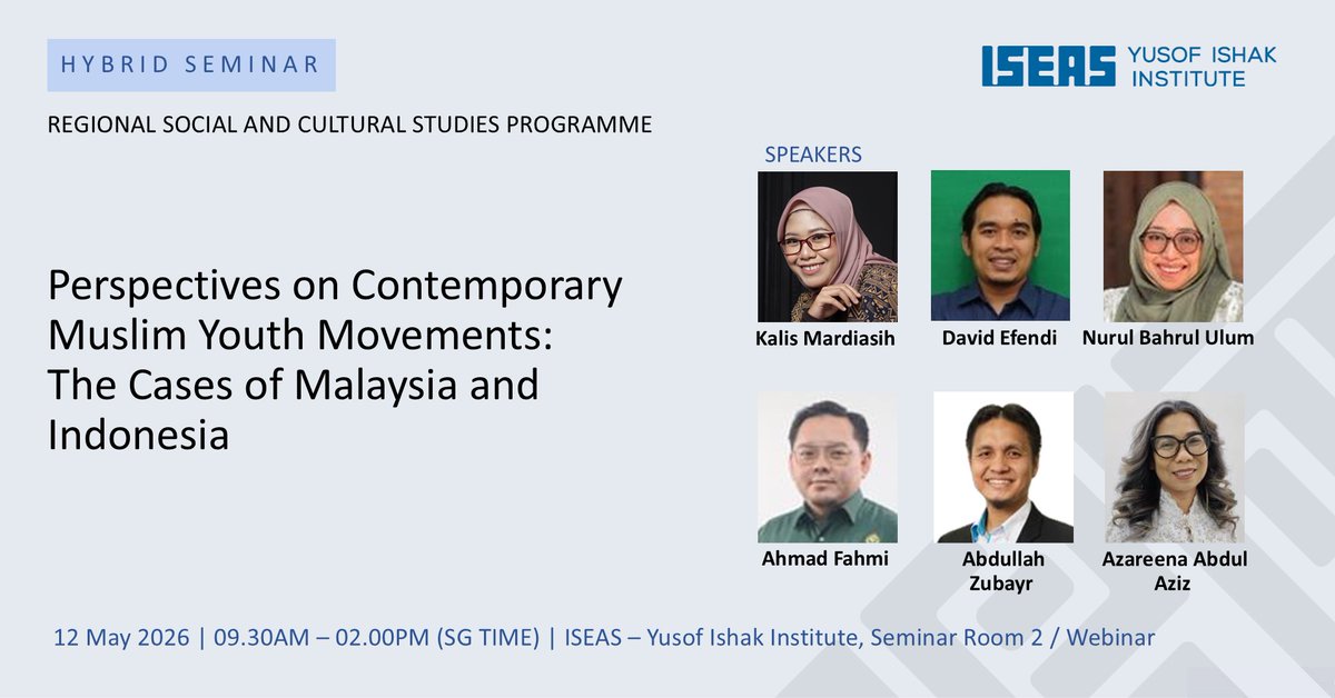 ISEAS - Yusof Ishak Institute tweet media