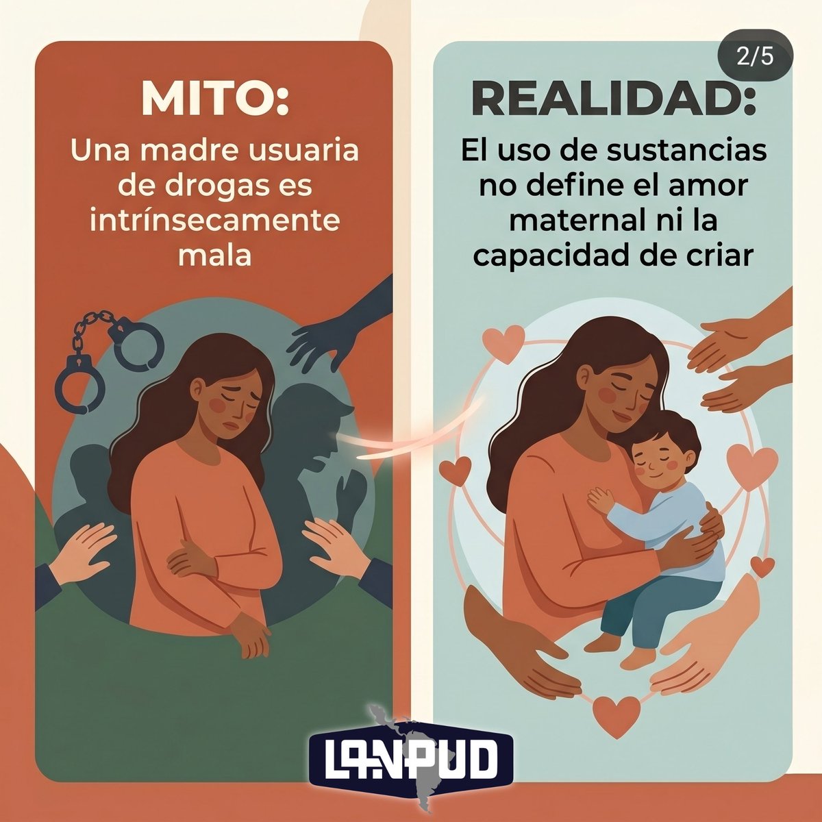 LANPUD1's tweet photo. La autonomía de los cuerpos es un derecho.
Las mujeres y personas gestantes deben poder decidir sin miedo ni castigo.

Acompañar siempre será más justo que criminalizar.
#DíadeLaMadre #AutonomíaCorporal #LANPUD https://t.co/VpEw8PTP1V