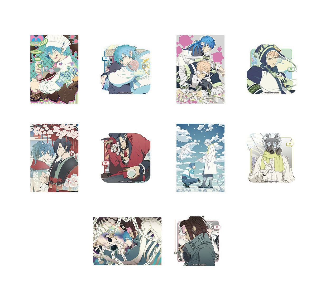 🩵 Enter the colorful world of Dramatical Murder once more with