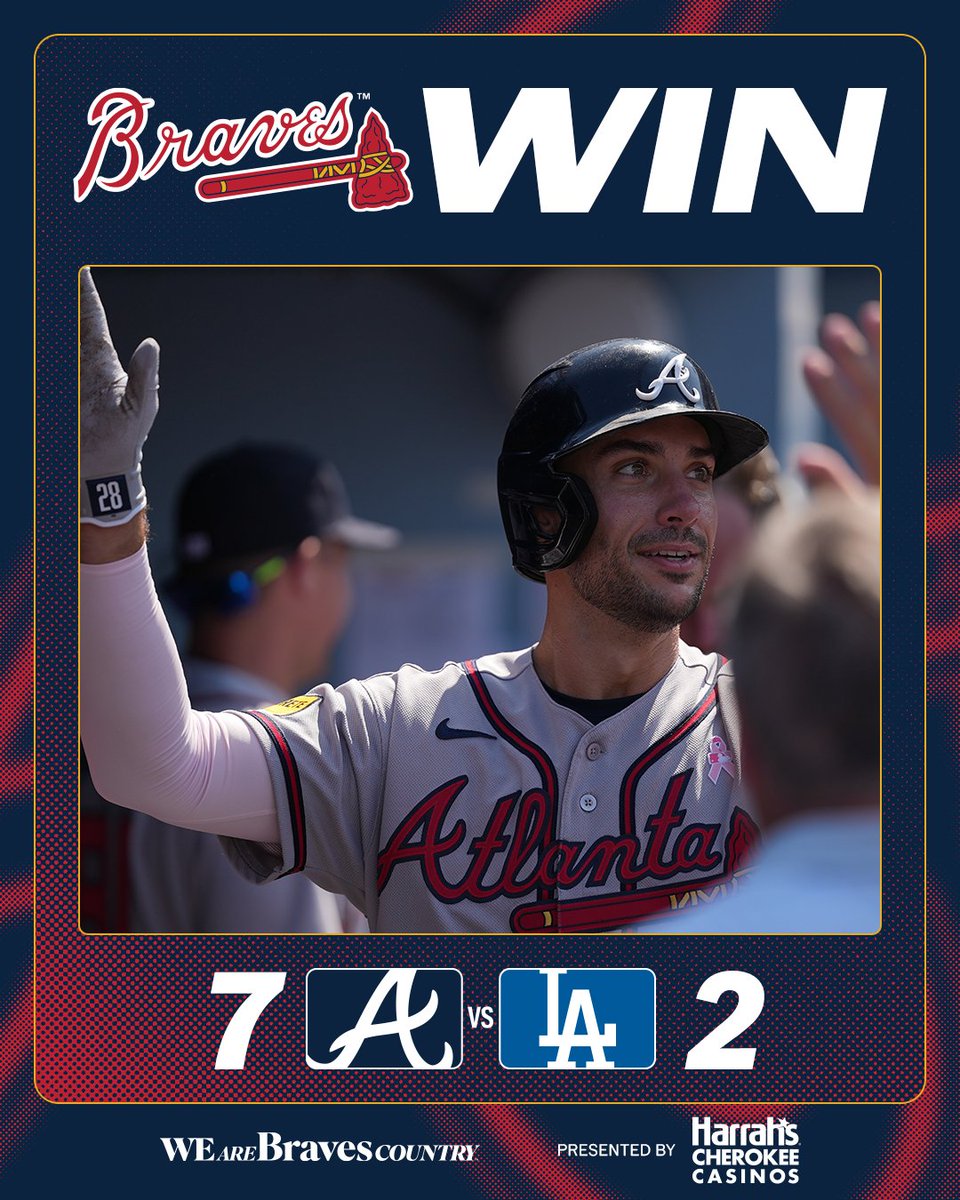 Sunday dub! 

#BravesCountry