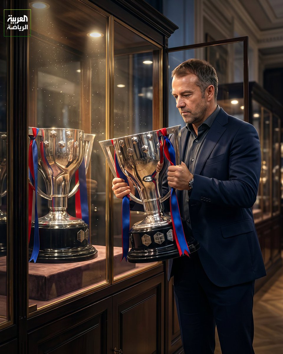AlArabiyaSports's tweet photo. موسمان مع برشلونة.. ولقبان في الليغا 🏆🏆

هيمنة برشلونة على الليغا مستمرة منذ قيادة هانزي فليك للفريق 👑 https://t.co/k7YtxoY4nG