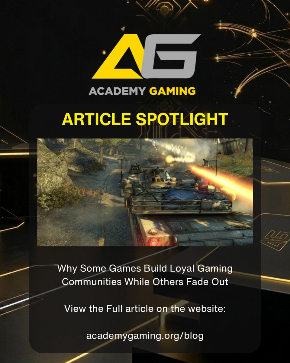AcademyGamingUS's tweet photo. 🎮 Why do some games build loyal communities while others fade fast?

It’s not luck. It’s identity, trust, and the feeling that players belong.

If you care about player retention or building a real gaming culture, this one hits.

🔗 https://t.co/TqDrEkHejW https://t.co/Qb3szxIP5D