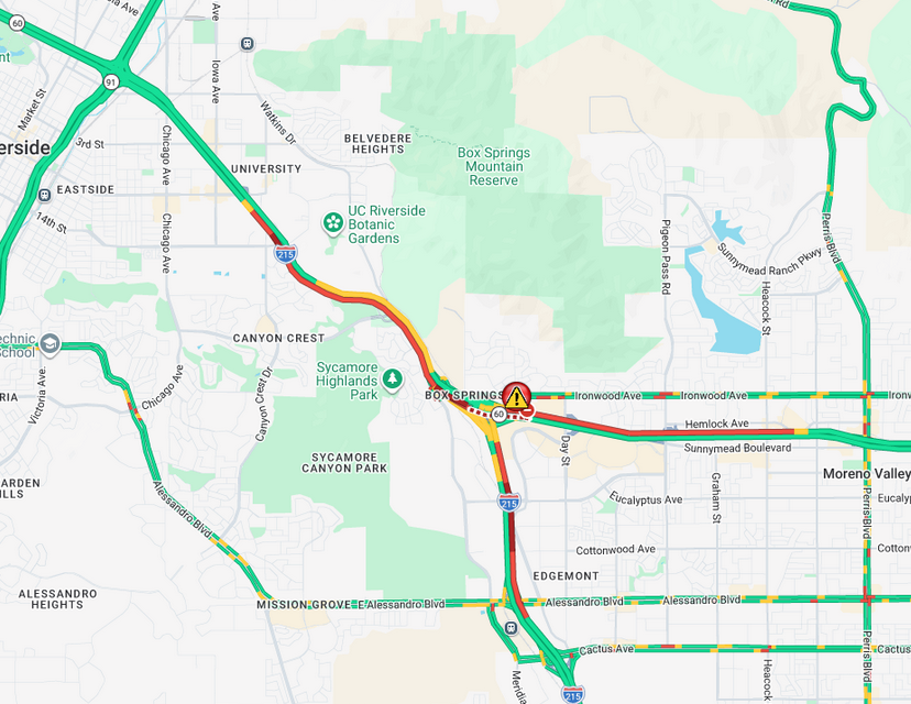 Caltrans District 8 tweet media