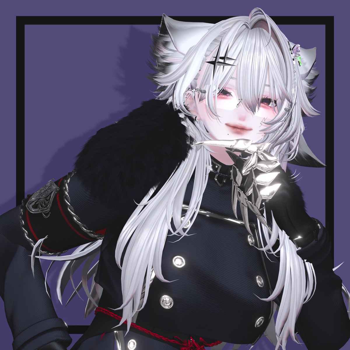 neko_shiba_vrc's tweet photo. かっこいい系も着やすいように作ったnew森羅！
#Shinra3D #VRChat #BLVKCollection #ASCEND_VR https://t.co/wVyMVtgOVn