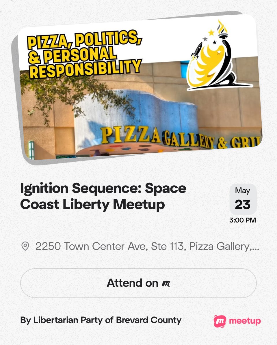 Libertarian Party of Brevard County tweet media