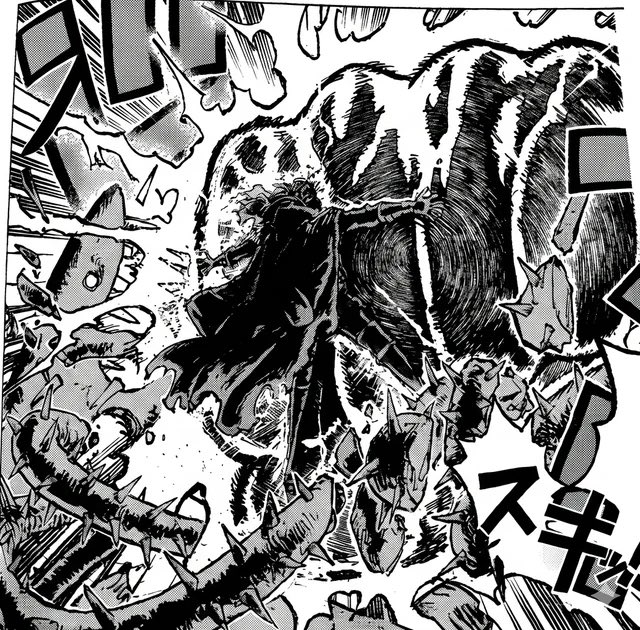 Sanjiformvss's tweet photo. This is the second time Zoro is gonna get Luffy left overs for a matchup wow Oda #ONEPIECE https://t.co/3aWlnobnYq