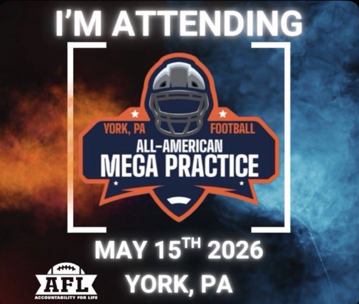 JonathanZ_24's tweet photo. Excited to compete at York All-American Mega
Practice!! Thank you College Coaches for attending! @ELCOAthletics @johnewetzel @ELCORaiderFB @AFL_YorkPA
@PaFootballNews @CoachCregger
@RussellStoner24
https://t.co/wn7Mk7Nkbq https://t.co/l9n281Dbzs