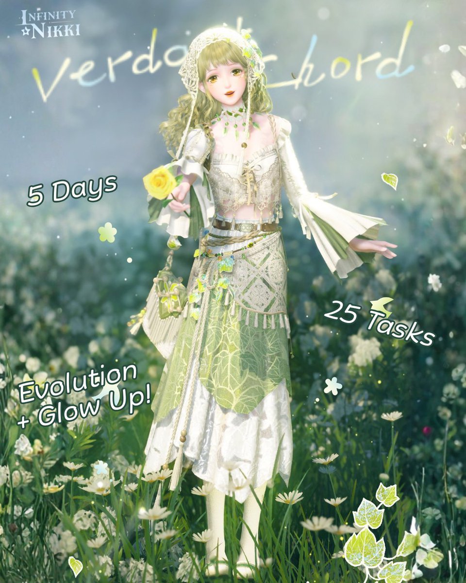 CoinsFall's tweet photo. Have you completed the Verdant Chord outfit yet? If you're missing some pieces, take a look at this guide to identify some of the easier tasks and how to finish them.

#InfinityNikki #PearfectGuide https://t.co/wwWXb6g4l9