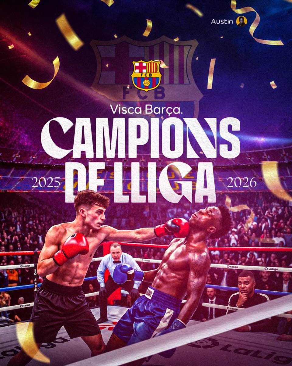 Austinesene's tweet photo. #ElClásico winners
Champions of Laliga 😎
Rate  my design 😌 https://t.co/VRrUJgvQMP
