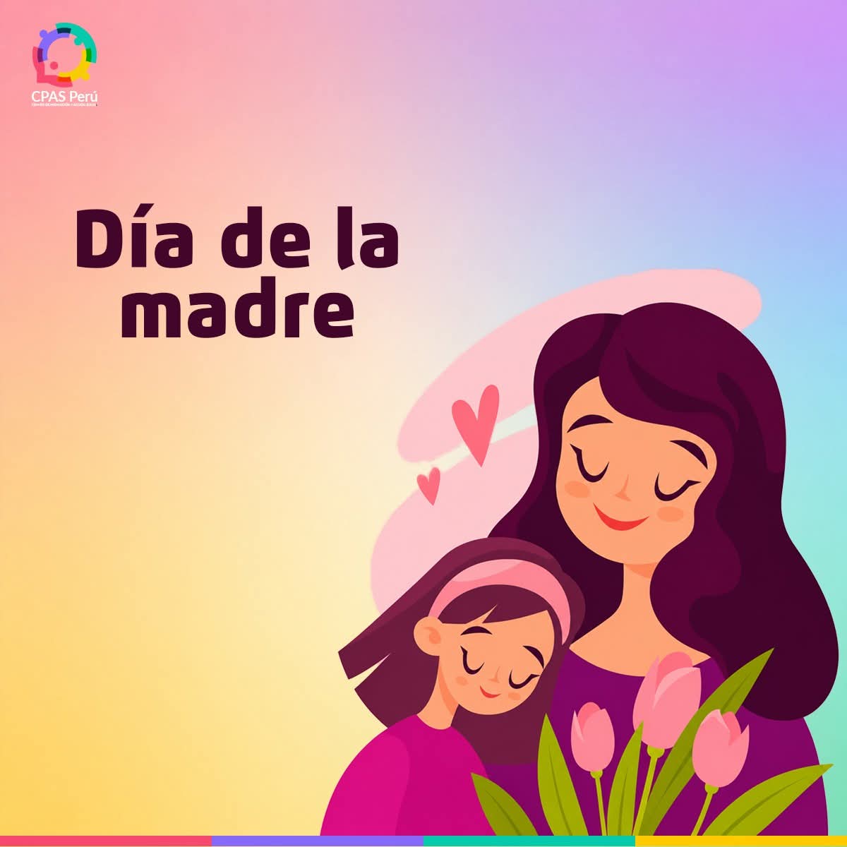 cpasperu's tweet photo. En este día reconocemos el amor, la fortaleza y la dedicación de quienes inspiran con su cuidado y entrega cada día. ¡Feliz Día de la Madre! 💐 #CPASPerú #ElAgustino https://t.co/GqJII0tv4m