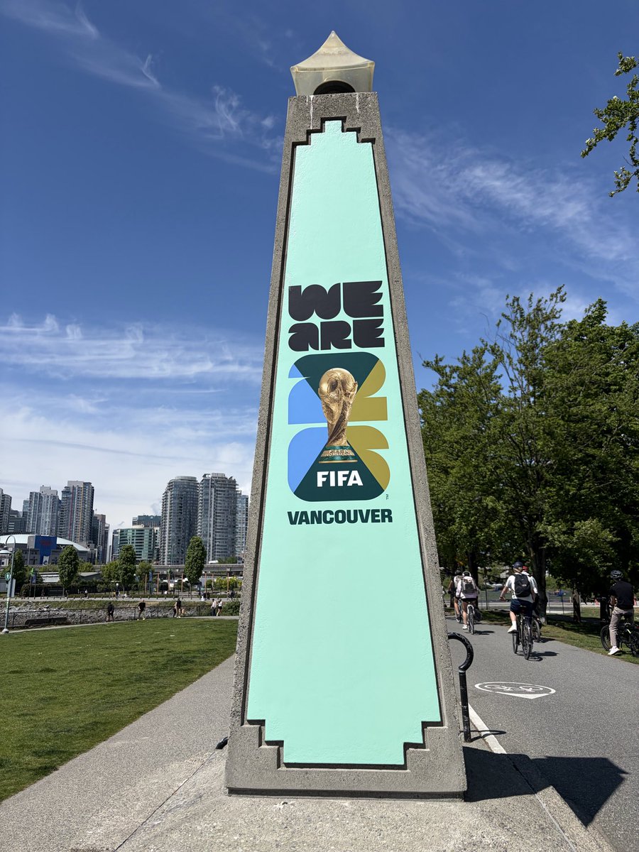 dervishgirl1's tweet photo. Caught the start of the “Beautiful dome” construction 🤩⚽️ #ScienceWorld  #FIFA #Vancouver2026: https://t.co/Z46SkR00UJ