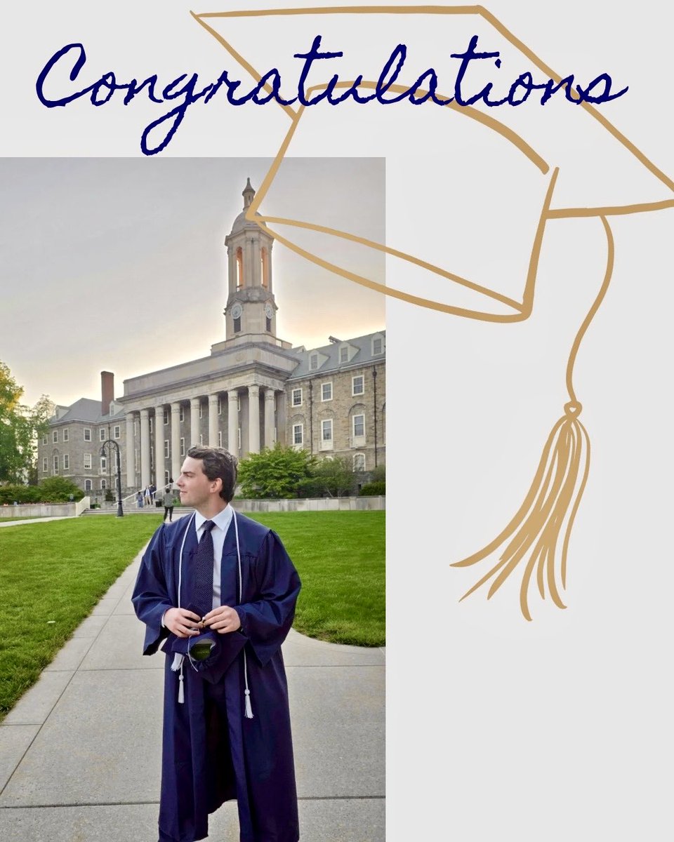 fiercefdn's tweet photo. Congratulations to our executive director, Jack Stevenson! Karen and Dave’s oldest son graduated from Penn State today. We are so proud of this amazing achievement and can’t wait to see all the great things ahead for you. Join us in celebrating Jack today! #pennstate #weare https://t.co/2qBoeXzYOh