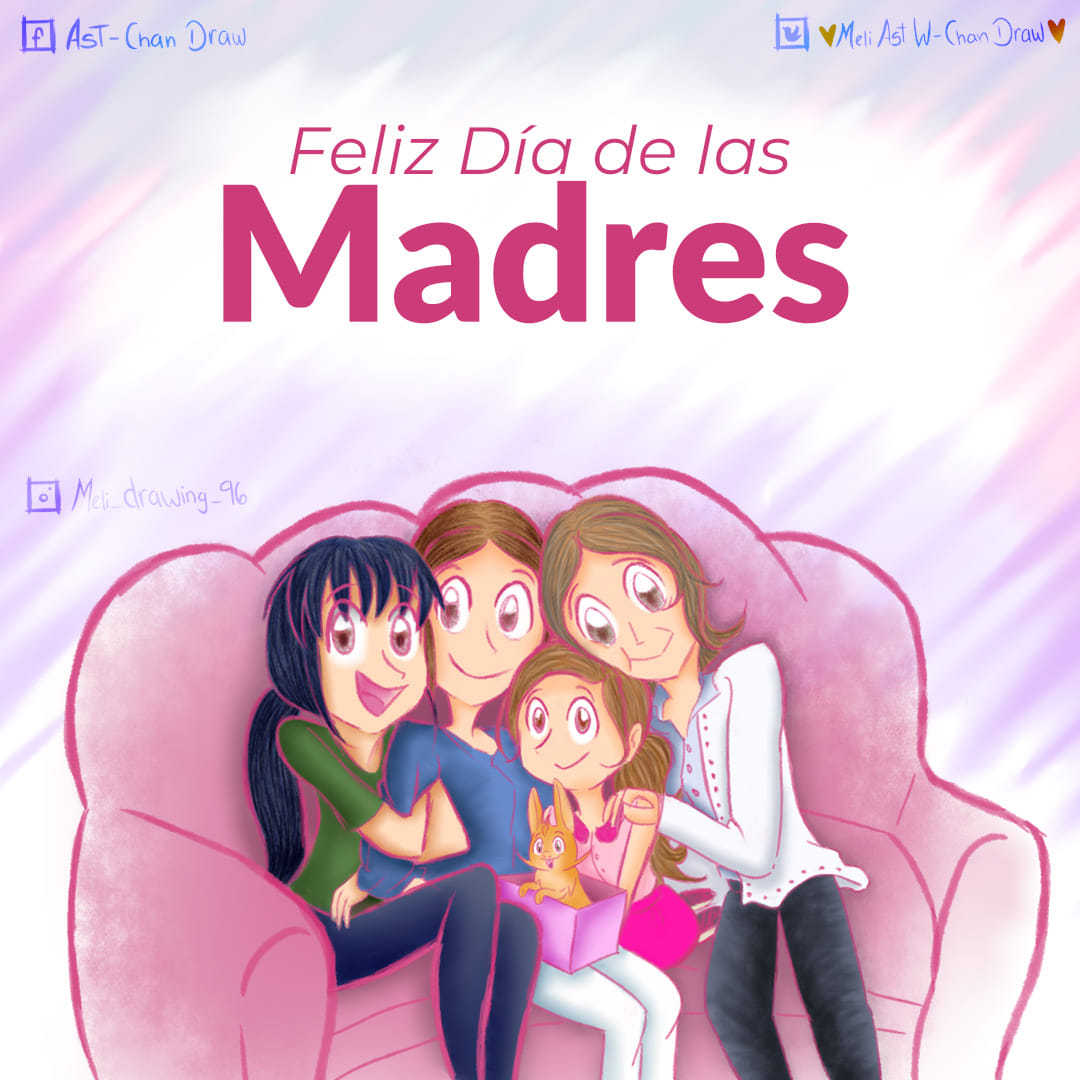AstwChan's tweet photo. 🩷💛HOLA A TODOS💛🩷🥰
ESPERO QUE ESTEN PASANDO UN HERMOSO DIA CON SUS MAMITA... 
LES DESEO UN GRAN DIA A TODOS... Y SOBRETODO A SUS MADRES☺️
#diadelamadre❤️ 
#fanart https://t.co/yWGX6CuD2w