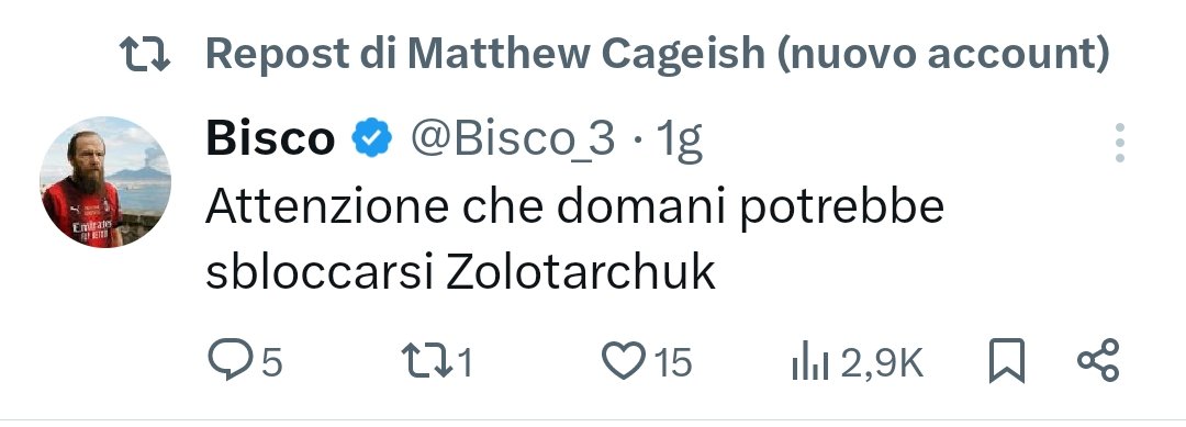 MEGLIO TACERE SU QUESTI DUE.
MA PORTANO ANCHE SFIGA