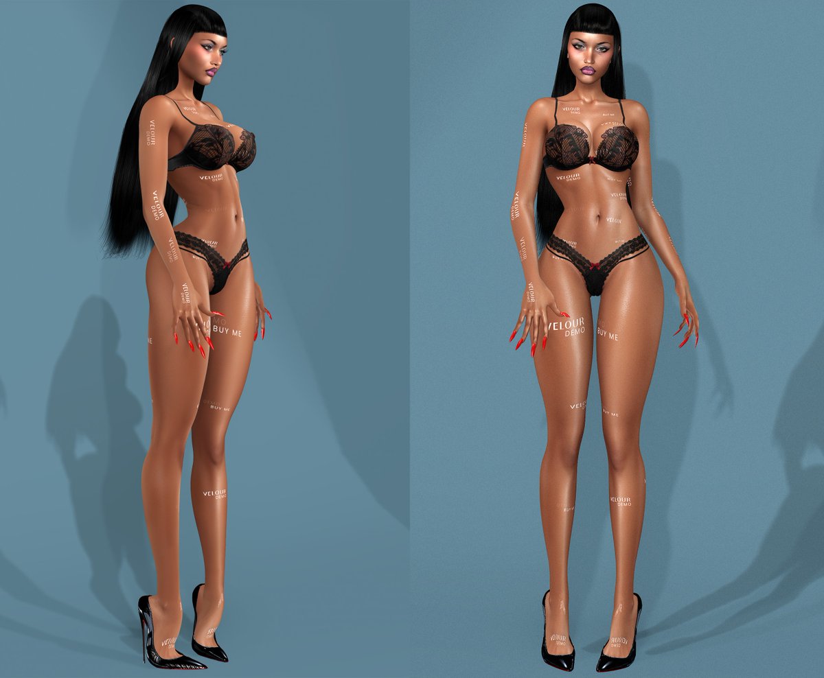 algorifm's tweet photo. got a chance to try 𝗡𝗵𝘂𝗺𝗮𝗻𝗮 body. It's so well made, and perfect definition of "body tea", probably will shape a bimbo avi with it for a future projects https://t.co/iHgjC52X5e