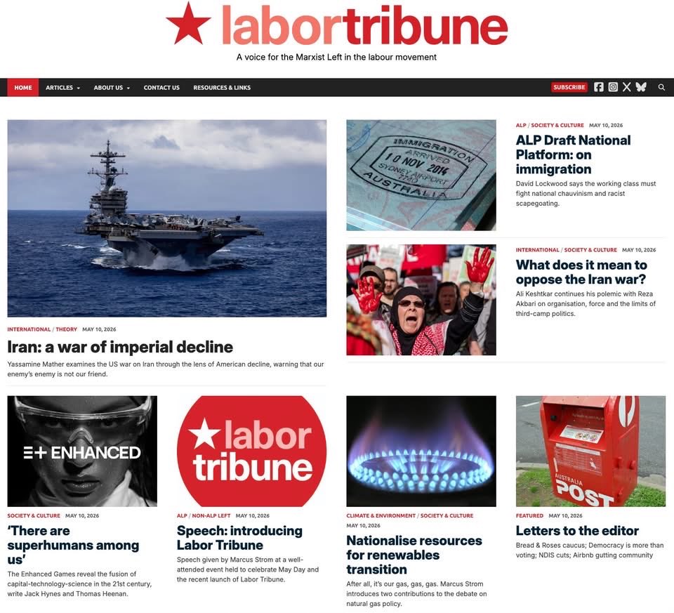 TribuneLabor's tweet photo. Latest edition of Labor Tribune has just dropped. #socialism #auspol #laborparty #ALP #Marxism

https://t.co/UfQhadJYwH https://t.co/wEjekFq5pX