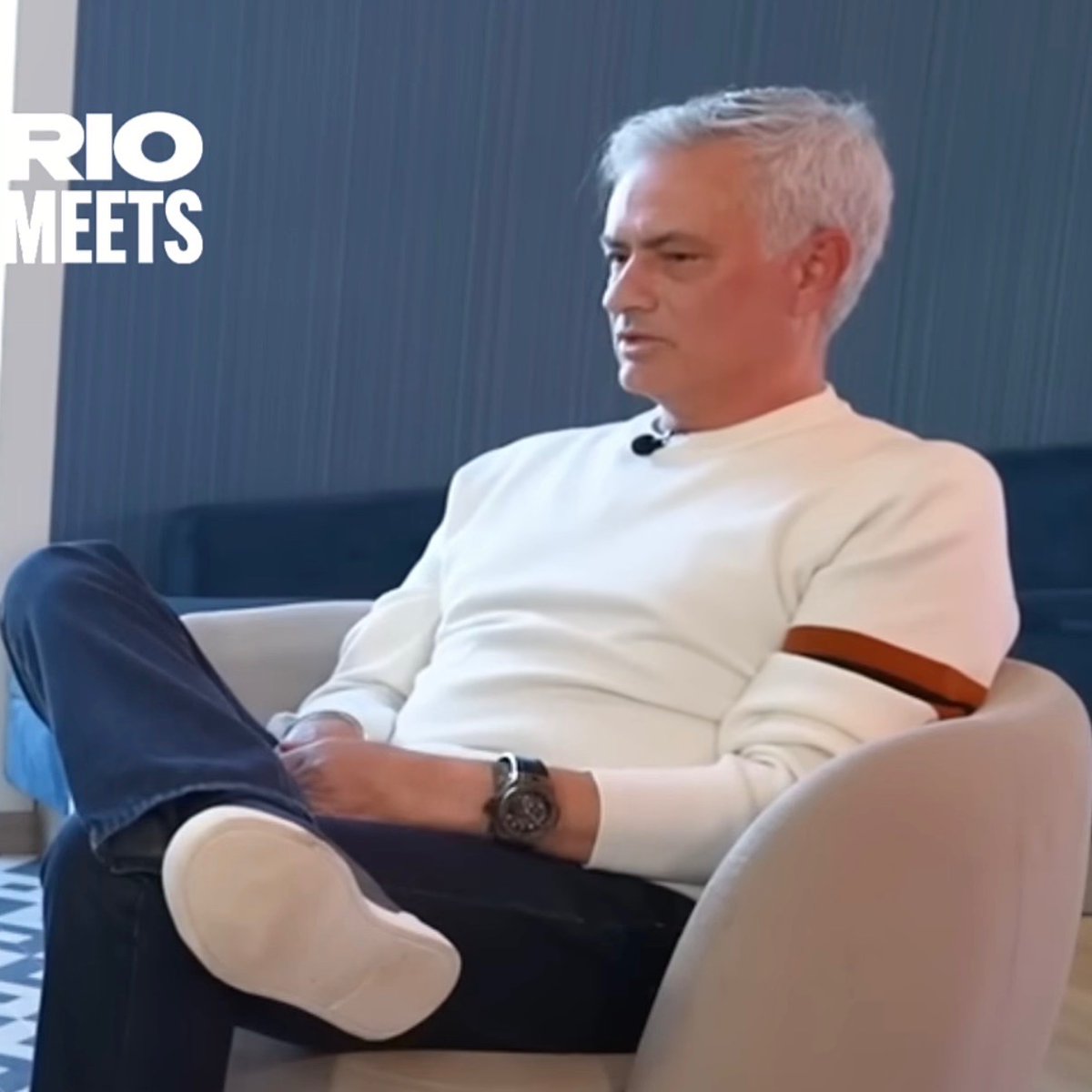 theMadridZone's tweet photo. 🗣️ Jose Mourinho: “At Real Madrid, Cristiano Ronaldo was a bit of a hybrid. 

He was on the left, but not wide. He was not chasing the fullbacks, and we were protecting him with the balance we had behind with Xabi Alonso, Khedira.” @RioMeets https://t.co/nv9HQYQm4A