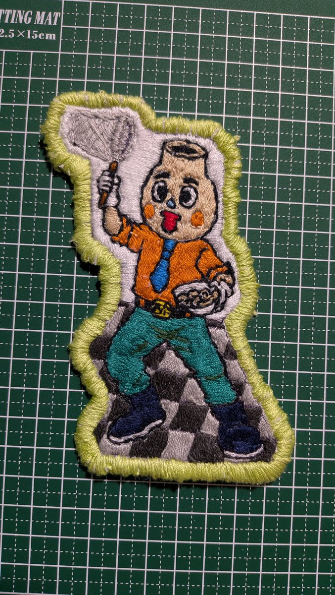 nonchan87's tweet photo. ゆるキャラさん刺繍ワッペン
とっくりん
＃とっくりん
＃徳島県
＃イケボなシンガーソングライター
＃9月1日生まれ
＃グイグイ
＃ぐいぐい https://t.co/lPy3FFZKDd