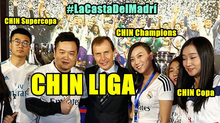 Ya llegó vuestro tridente mágico, vuestros verdaderos galácticos junto a los árbitros, CHIN liga, CHIN Copa, CHIN Champions, qué entrañable visita que esperan volver a repetir el próximo año el gran triplete de los hermanos Chin 2025, 2026, ¿2027? <a href="/realmadrid/">Real Madrid C.F.</a> 
¡Salís reforzados!