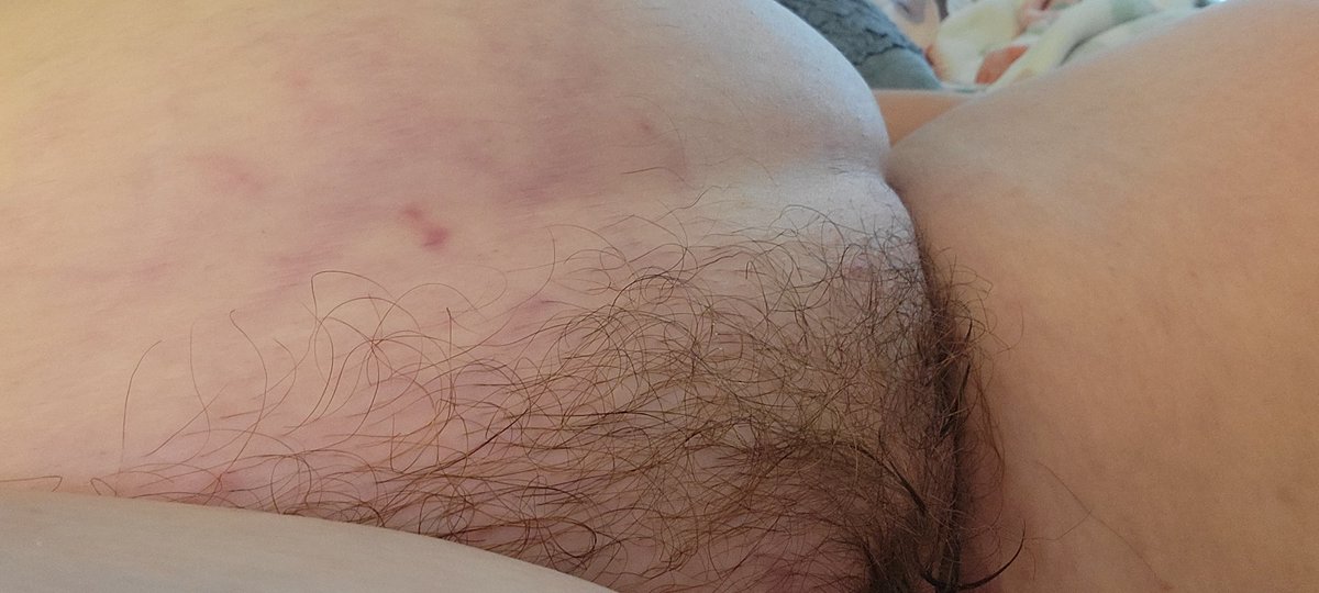 itsjustn1594's tweet photo. Post shower; love laying out on my bed to air her out. #nsfw #pussy #hairypussy #growingoutthebush https://t.co/xwSNsKGFLe