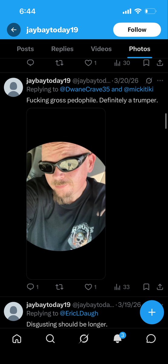 rissy0610's tweet photo. @jaybaytoday19 @AJ_Wright_7 @Texas_jeep__guy Also I notice how you keep deflecting on the pics we post of you commenting on All the gay reels. You ashamed to be out? You ashamed to be accountable and admit your go to when you’re offended is to call others pedos like so? https://t.co/XTRcHU8bS0