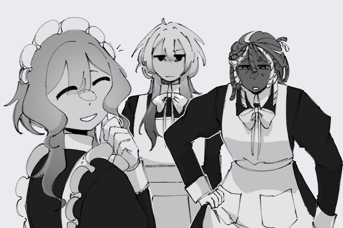 illeatcake's tweet photo. Maid day!! https://t.co/OHSXq6R6oI