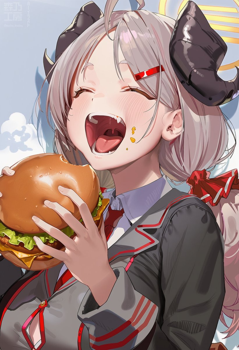 Happy yum yum な獅子堂イズミ sfw illustration